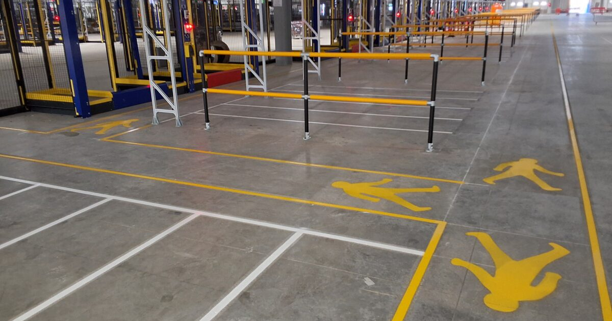 Ankara Fabrika İçi Zemin Çizgi Boyama