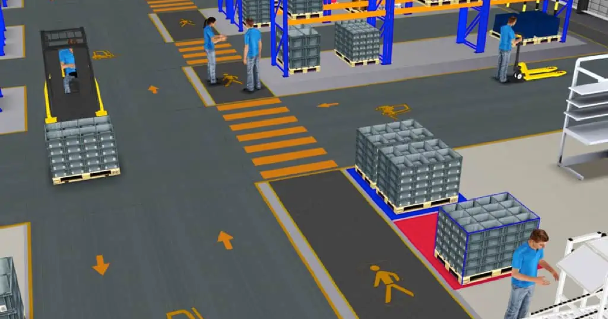 Fabrika İSG Zemin İşaretleme Standartları