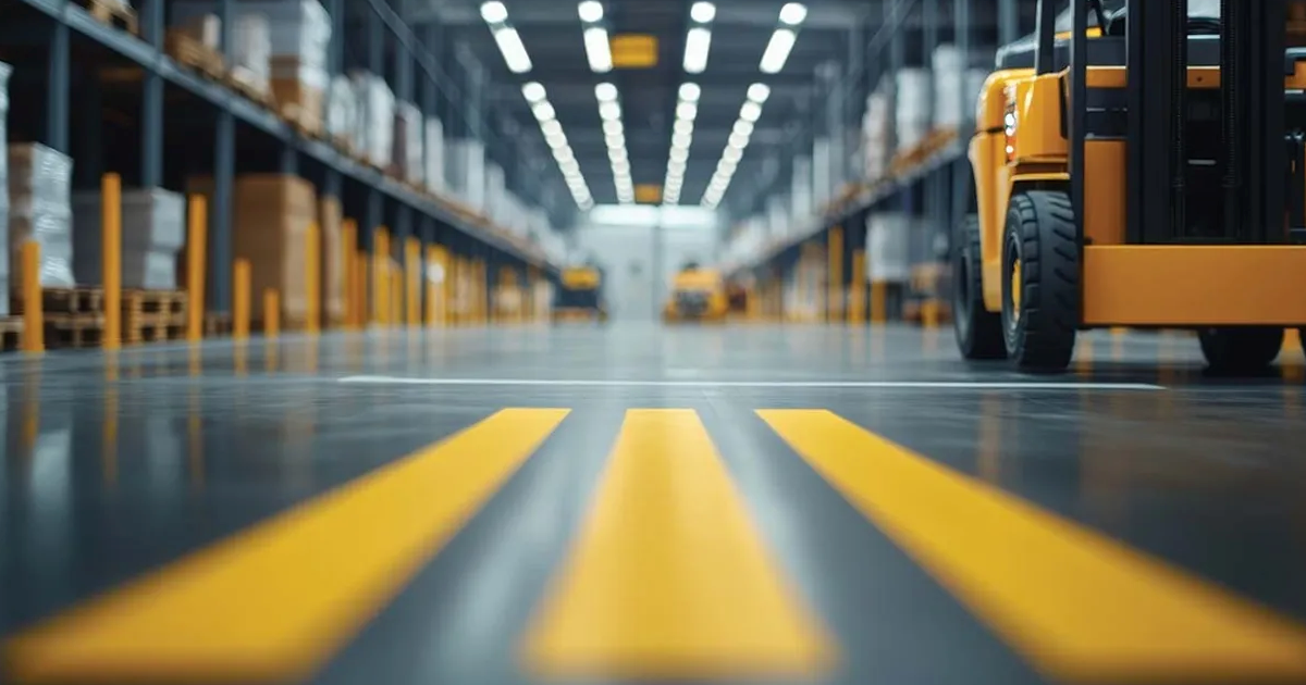 Forklift ve Yaya Yolu Ayırma Teknikleri